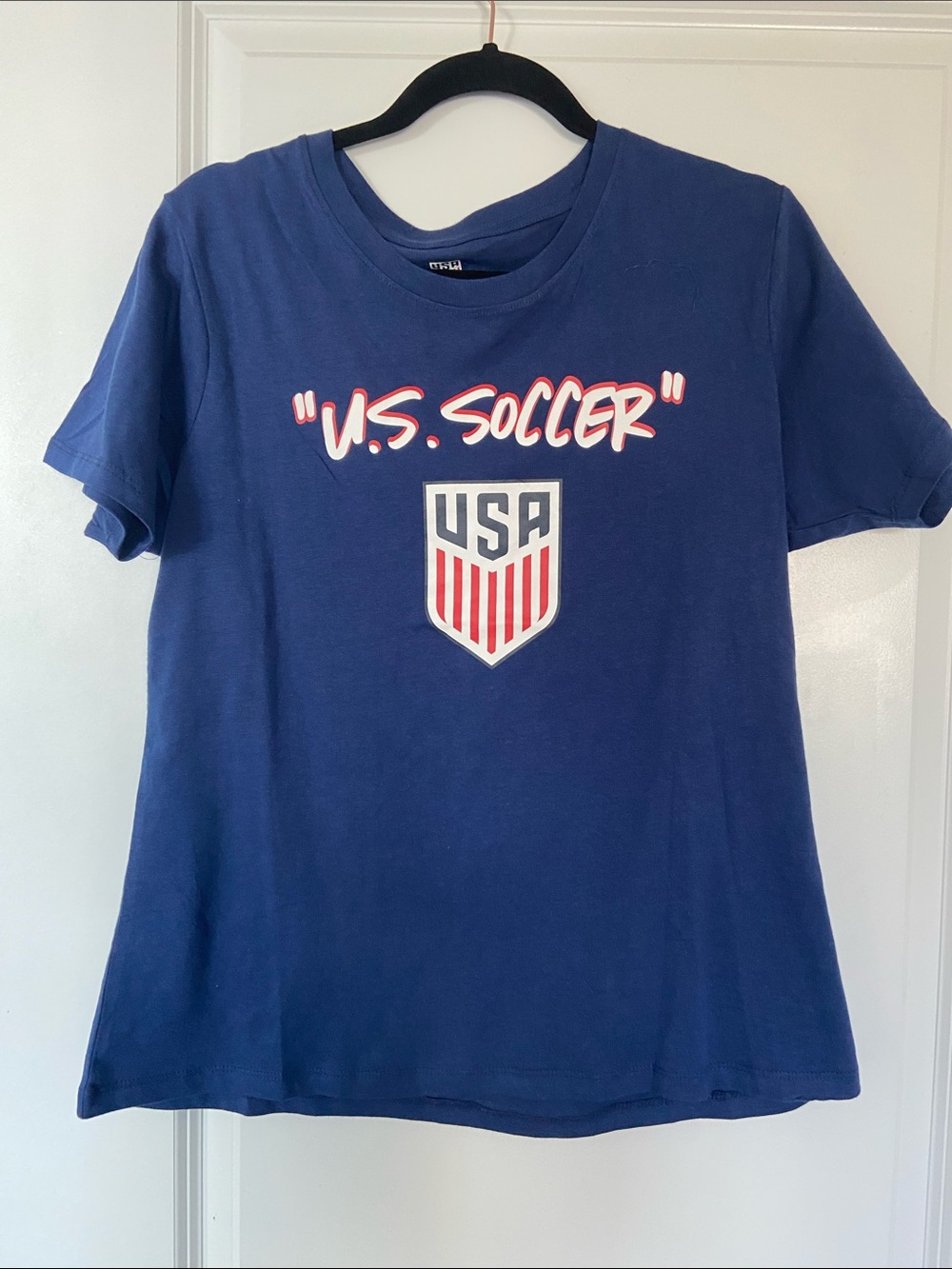 Women's Navy USA Soccer Graphic Tee - Unbranded